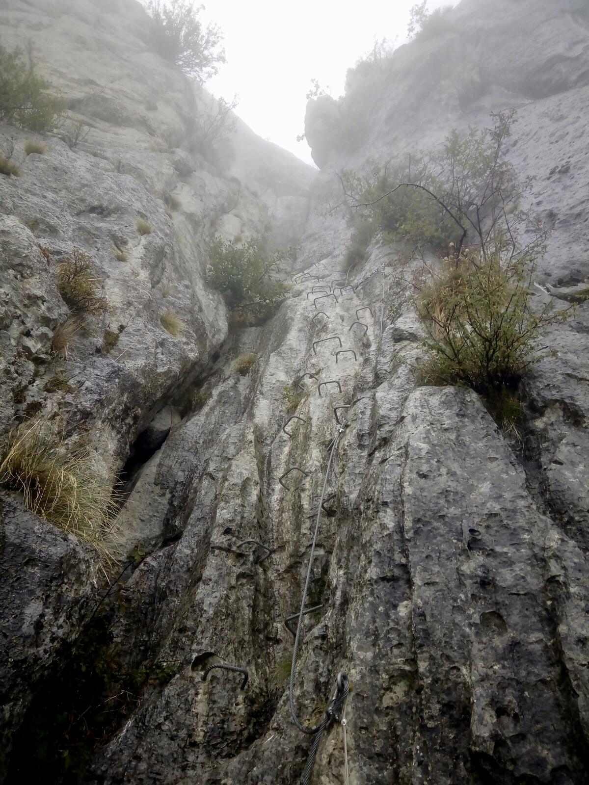 fullsizeoutput_402 a short via ferrata that brings you up to the top of Céüse